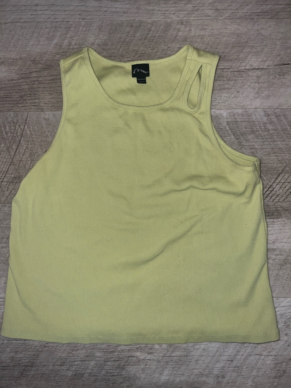 art class Ribbed Tank with Asymmetrical Strap